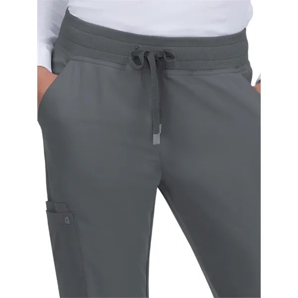 koi - Cureology - Women's 6-Pocket Ribbed Cuff Jogger Sty...... from ASI 86018 Scrub Authority / Uniform Stores