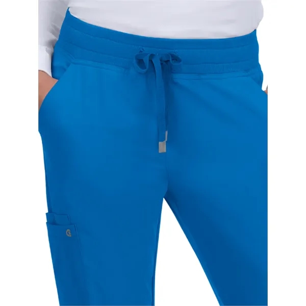 koi - Cureology - Women's 6-Pocket Ribbed Cuff Jogger Sty...... from ASI 86018 Scrub Authority / Uniform Stores