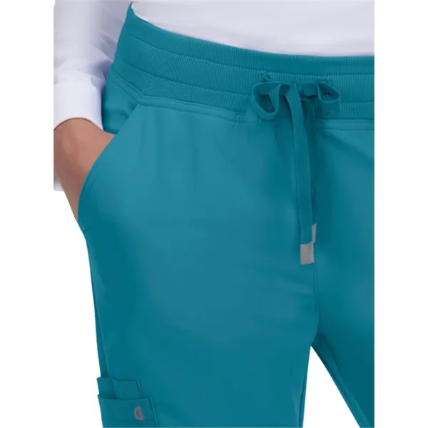 koi - Cureology - Women's 6-Pocket Ribbed Cuff Jogger Sty...... from ASI 86018 Scrub Authority / Uniform Stores