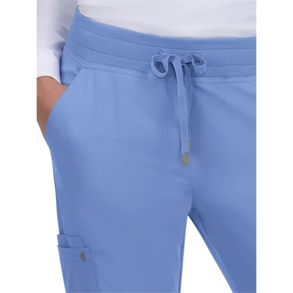 koi - Cureology - Women's 6-Pocket Ribbed Cuff Jogger Sty...... from ASI 86018 Scrub Authority / Uniform Stores