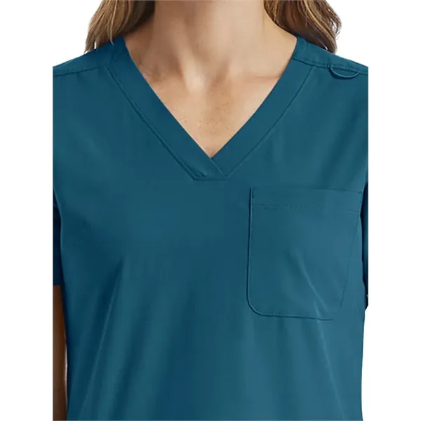 ScrubJoy Originals - Women's Fitted Six-Pocket V-Neck Scr...... from ASI 86018 Scrub Authority