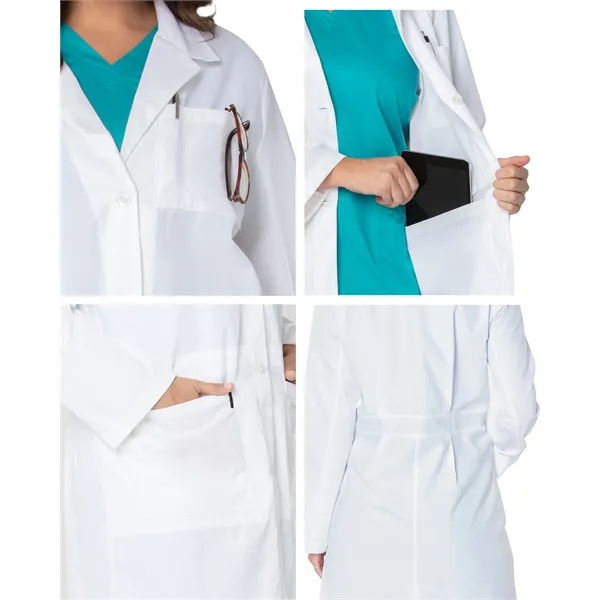 Landau Essentials Women's Traditional Notebook Lab Coat... from ASI 86018 Scrub Authority / Uniform Stores