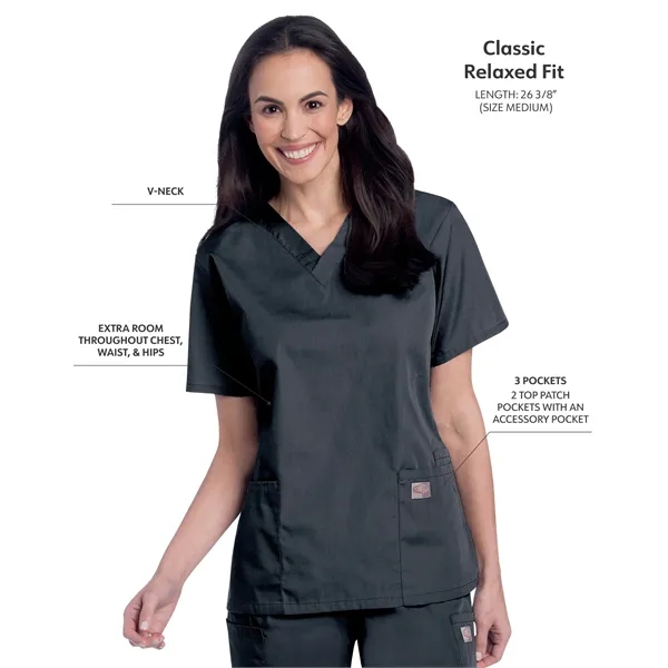 Landau ScrubZone V-Neck Tunic... from ASI 86018 Scrub Authority / Uniform Stores