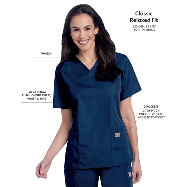 Landau ScrubZone V-Neck Tunic... from ASI 86018 Scrub Authority / Uniform Stores