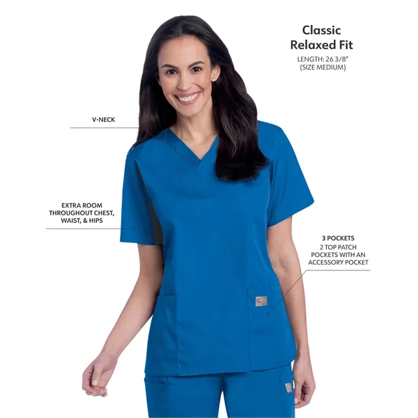 Landau ScrubZone V-Neck Tunic... from ASI 86018 Scrub Authority / Uniform Stores