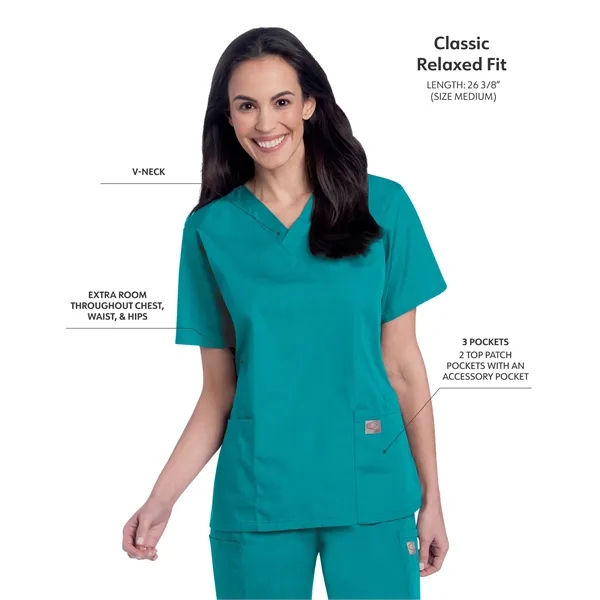 Landau ScrubZone V-Neck Tunic... from ASI 86018 Scrub Authority / Uniform Stores