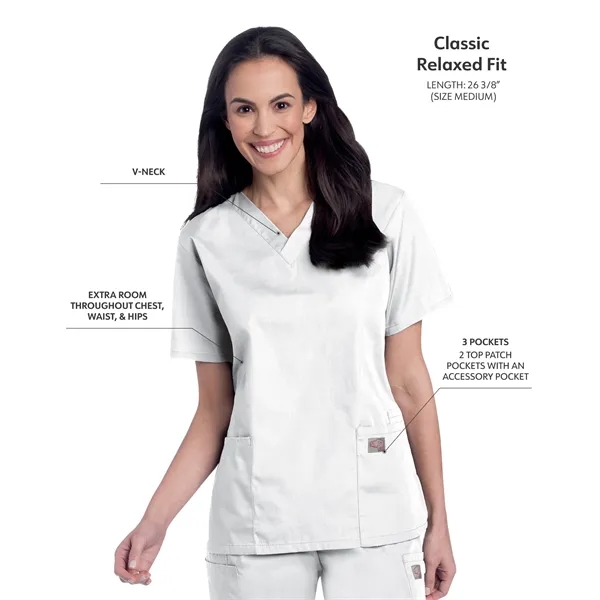 Landau ScrubZone V-Neck Tunic... from ASI 86018 Scrub Authority / Uniform Stores