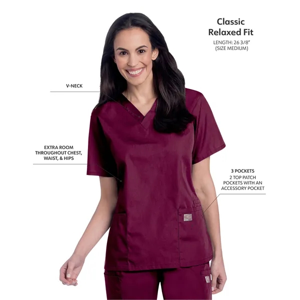 Landau ScrubZone V-Neck Tunic... from ASI 86018 Scrub Authority / Uniform Stores