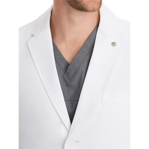 Healing Hands White Coat Collection Men's Logan Lab Coat... from ASI 86018 Scrub Authority / Uniform Stores
