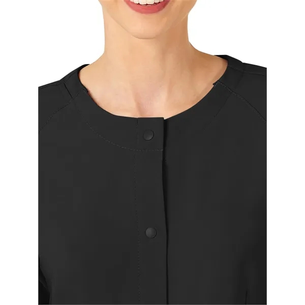 WonderWink W123 Women's Crew Neck Warm Up Jacket.... from ASI 86018 Scrub Authority / Uniform Stores