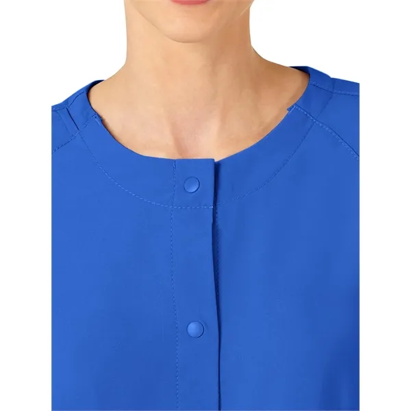 WonderWink W123 Women's Crew Neck Warm Up Jacket.... from ASI 86018 Scrub Authority / Uniform Stores