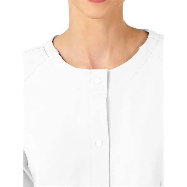 WonderWink W123 Women's Crew Neck Warm Up Jacket.... from ASI 86018 Scrub Authority / Uniform Stores