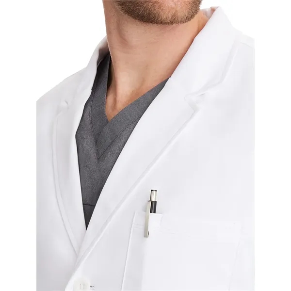 Healing Hands White Coat Collection Men's Leo Lab Coat... from ASI 86018 Scrub Authority / Uniform Stores