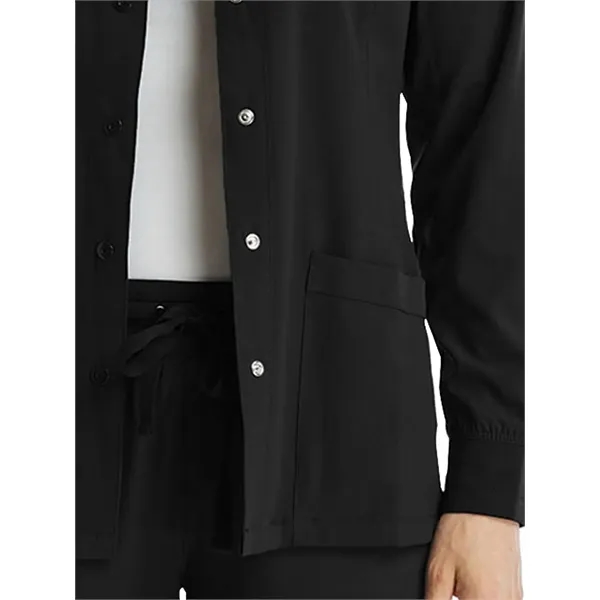 ScrubJoy Originals - Women's Round-Neck Snap Button Scrub...... from ASI 86018 Scrub Authority / Uniform Stores