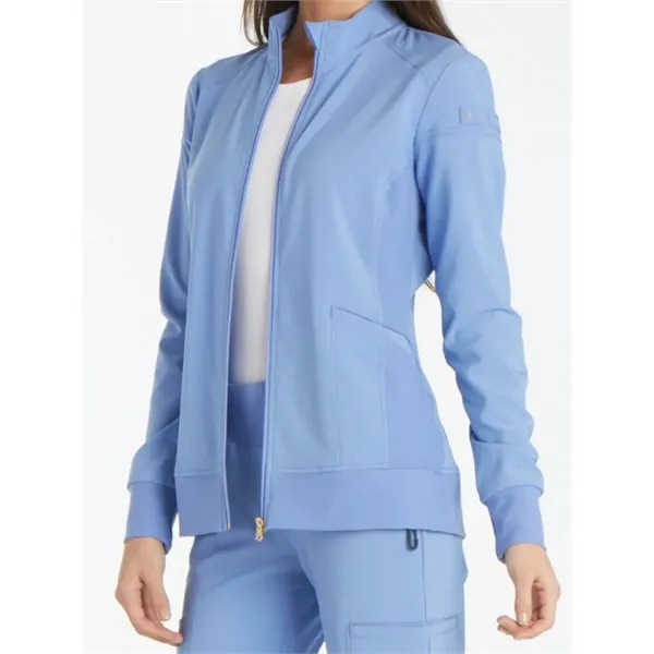 Cherokee iFlex Women's Zip Front Warm-Up Jacket... from ASI 86018 Scrub Authority / Uniform Stores
