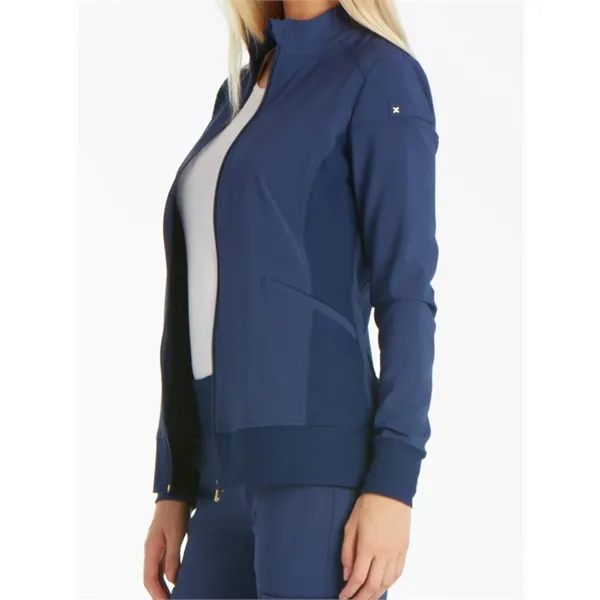 Cherokee iFlex Women's Zip Front Warm-Up Jacket... from ASI 86018 Scrub Authority / Uniform Stores