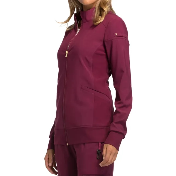 Cherokee iFlex Women's Zip Front Warm-Up Jacket... from ASI 86018 Scrub Authority / Uniform Stores