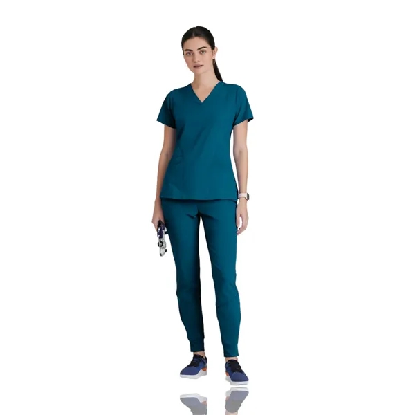 Shaped V-Neck Top... from ASI 86018 Scrub Authority / Uniform Stores