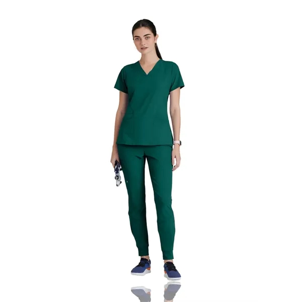 Shaped V-Neck Top... from ASI 86018 Scrub Authority / Uniform Stores
