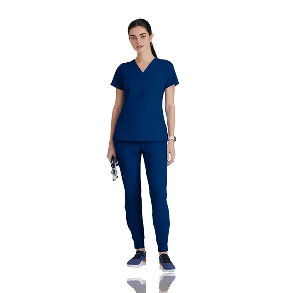 Shaped V-Neck Top... from ASI 86018 Scrub Authority / Uniform Stores