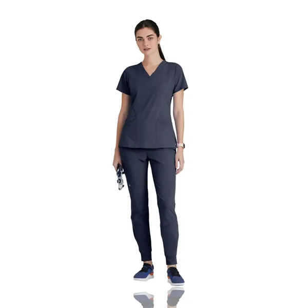 Shaped V-Neck Top... from ASI 86018 Scrub Authority / Uniform Stores