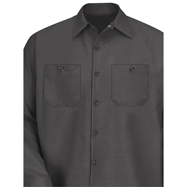 Red Kap Industrial Solid Long Sleeve Work Shirt.... from ASI 86018 Scrub Authority / Uniform Stores