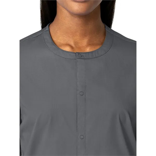 WonderWink WonderWORK Unisex Snap Front Jacket... from ASI 86018 Scrub Authority / Uniform Stores
