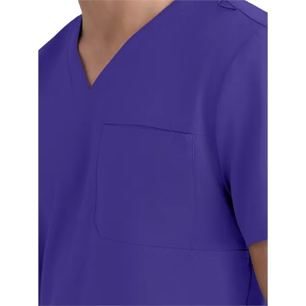 Grey's Anatomy Evolve Piped V-Neck Top... from ASI 86018 Scrub Authority / Uniform Stores