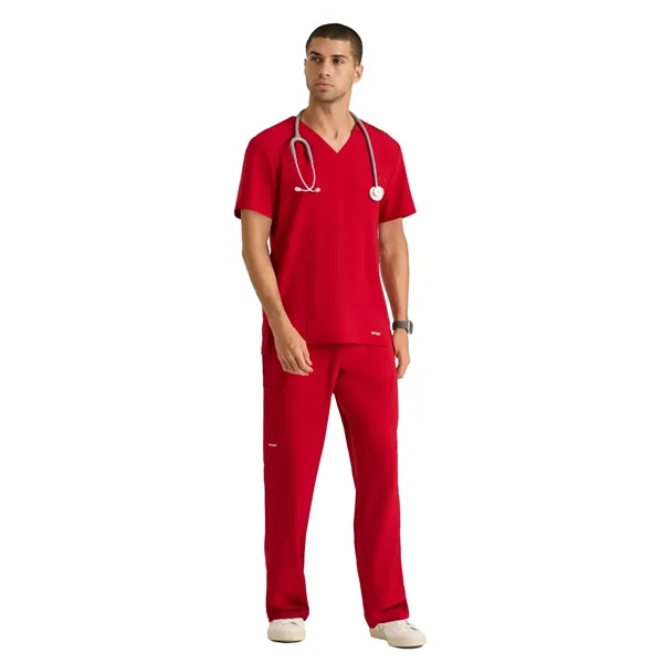 Grey's Anatomy Evolve Piped V-Neck Top... from ASI 86018 Scrub Authority / Uniform Stores