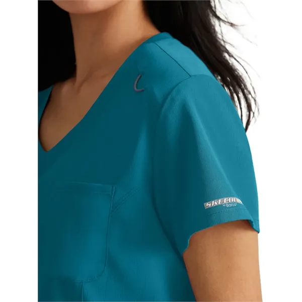 Skechers by Barco Women's Dignity Tuck-In Scrub Top... from ASI 86018 Scrub Authority / Uniform Stores