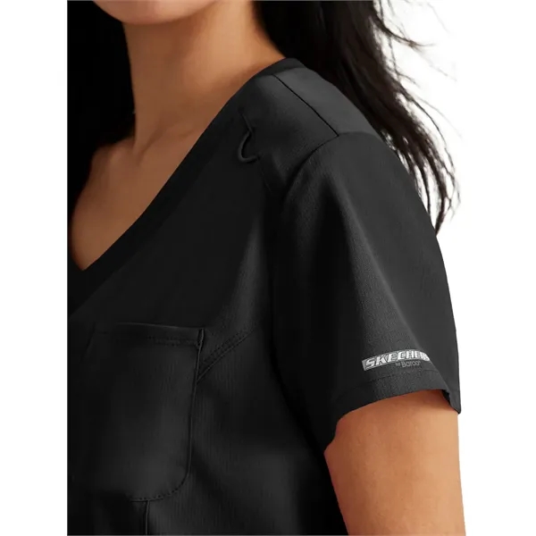 Skechers by Barco Women's Dignity Tuck-In Scrub Top... from ASI 86018 Scrub Authority / Uniform Stores