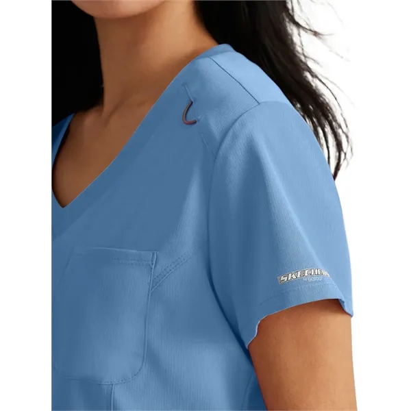 Skechers by Barco Women's Dignity Tuck-In Scrub Top... from ASI 86018 Scrub Authority / Uniform Stores
