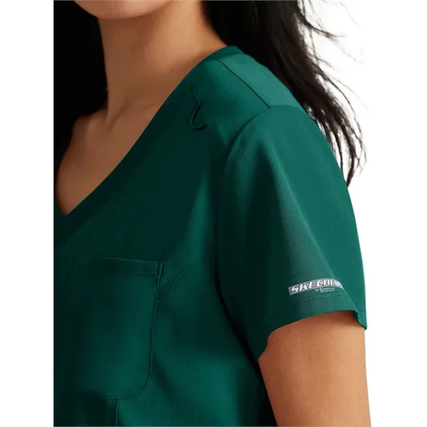 Skechers by Barco Women's Dignity Tuck-In Scrub Top... from ASI 86018 Scrub Authority / Uniform Stores