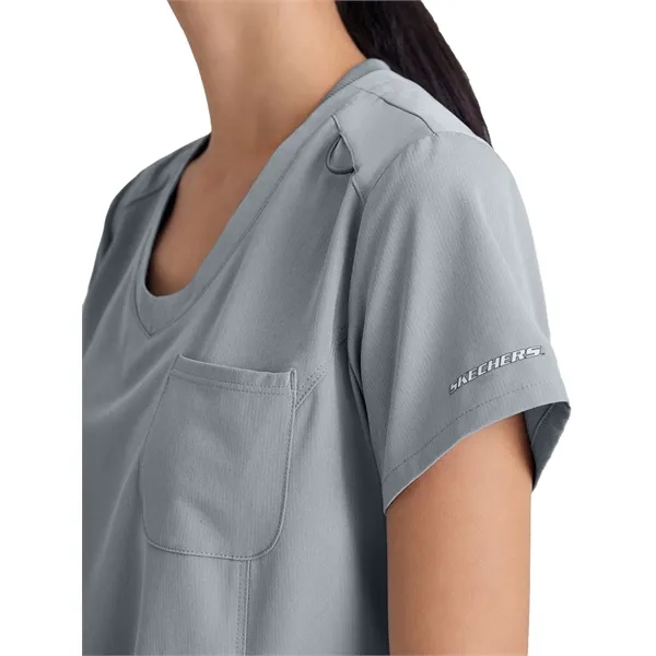 Skechers by Barco Women's Dignity Tuck-In Scrub Top... from ASI 86018 Scrub Authority / Uniform Stores