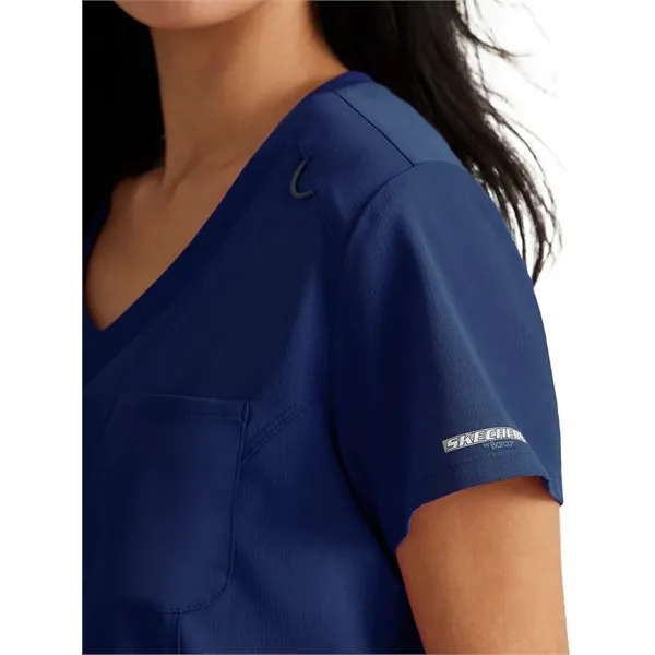 Skechers by Barco Women's Dignity Tuck-In Scrub Top... from ASI 86018 Scrub Authority / Uniform Stores
