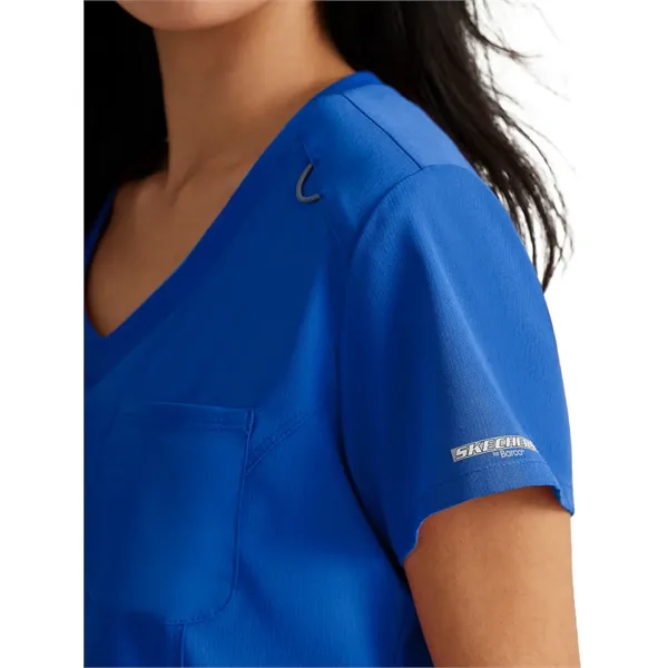 Skechers by Barco Women's Dignity Tuck-In Scrub Top... from ASI 86018 Scrub Authority / Uniform Stores