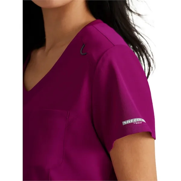 Skechers by Barco Women's Dignity Tuck-In Scrub Top... from ASI 86018 Scrub Authority / Uniform Stores