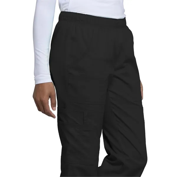 Cherokee WW Core Stretch Women's Mid-Rise Pull-On Cargo Pant... from ASI 86018 Scrub Authority / Uniform Stores