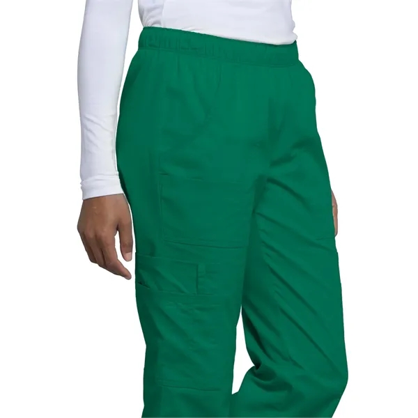 Cherokee WW Core Stretch Women's Mid-Rise Pull-On Cargo Pant... from ASI 86018 Scrub Authority / Uniform Stores