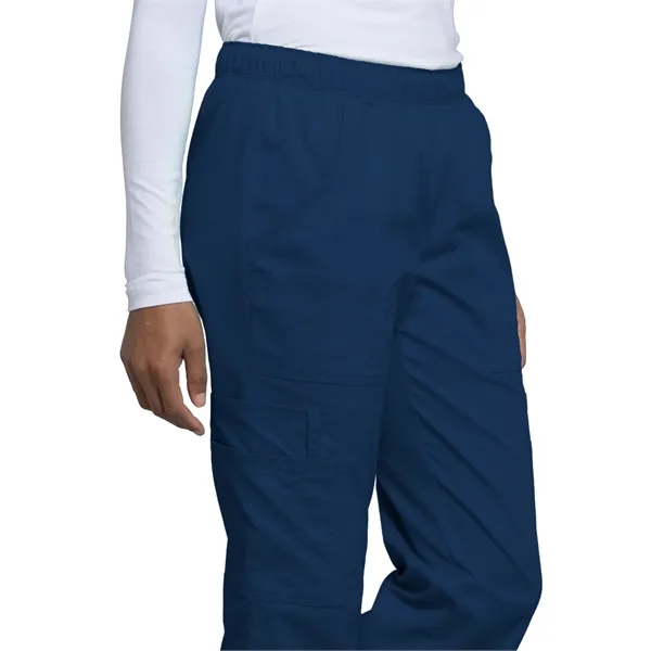 Cherokee WW Core Stretch Women's Mid-Rise Pull-On Cargo Pant... from ASI 86018 Scrub Authority / Uniform Stores