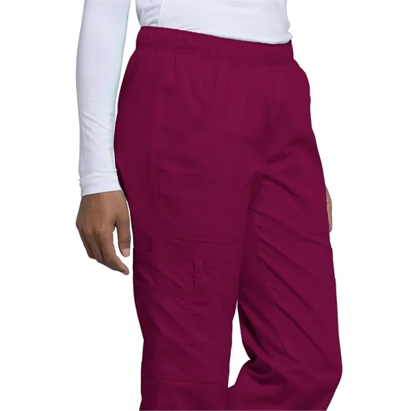 Cherokee WW Core Stretch Women's Mid-Rise Pull-On Cargo Pant... from ASI 86018 Scrub Authority / Uniform Stores