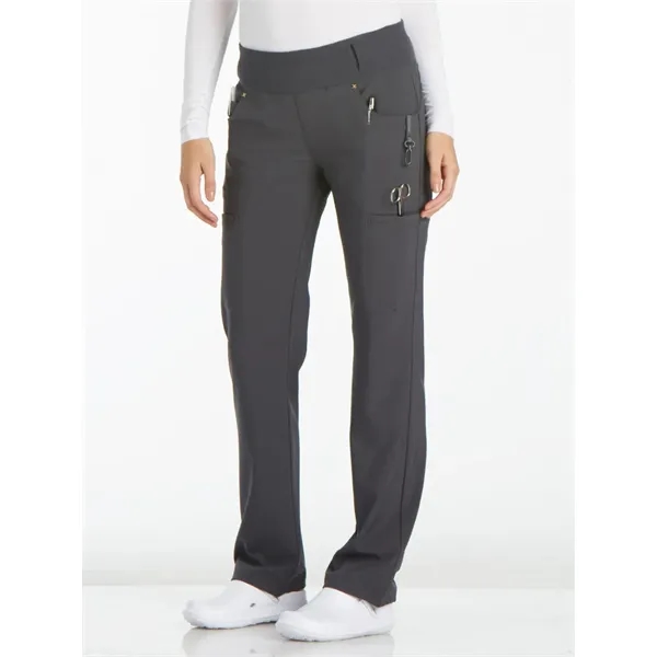 Cherokee iFlex Women's Mid Rise Pull-On Pant... from ASI 86018 Scrub Authority / Uniform Stores