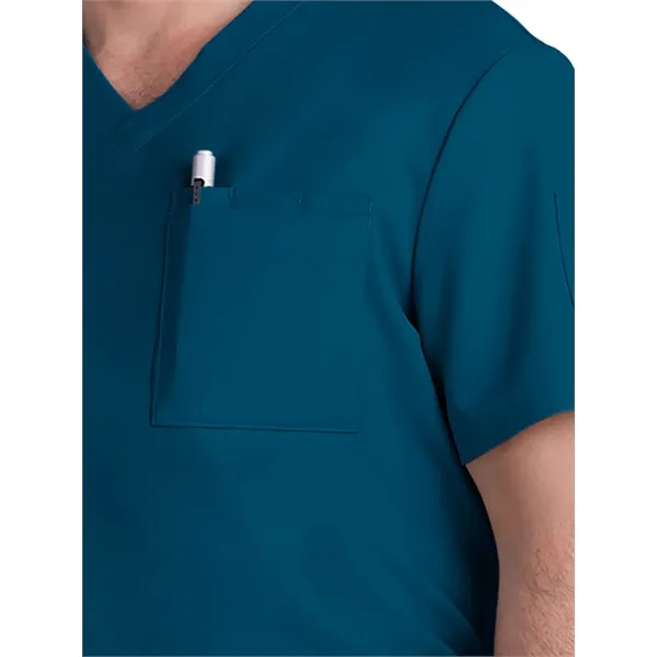 koi - Cureology - Men's Chest Pocket V-Neck Arthro Scrub Top... from ASI 86018 Scrub Authority / Uniform Stores