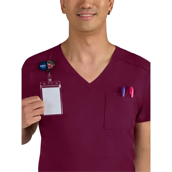 koi - Cureology - Men's Chest Pocket V-Neck Arthro Scrub Top... from ASI 86018 Scrub Authority / Uniform Stores