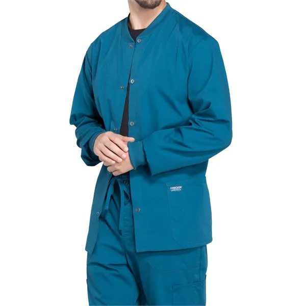 Workwear Professionals Snap Front Warm-up Jacket... from ASI 86018 Scrub Authority / Uniform Stores