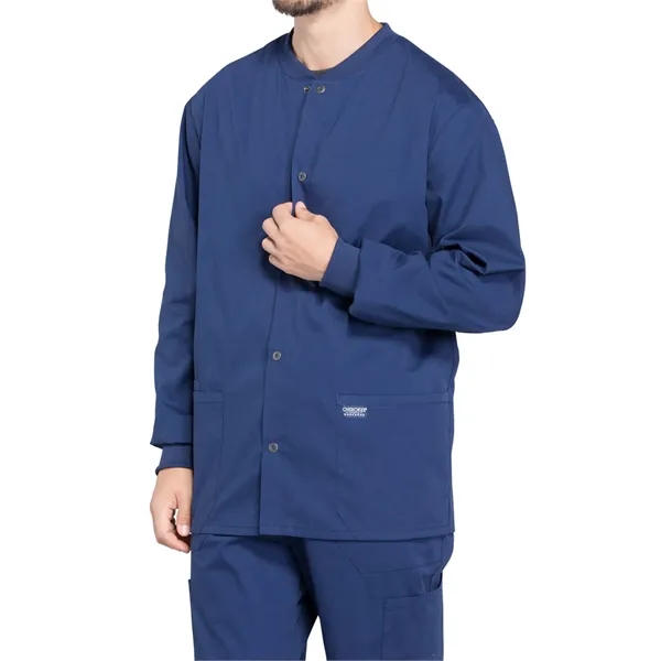 Workwear Professionals Snap Front Warm-up Jacket... from ASI 86018 Scrub Authority / Uniform Stores