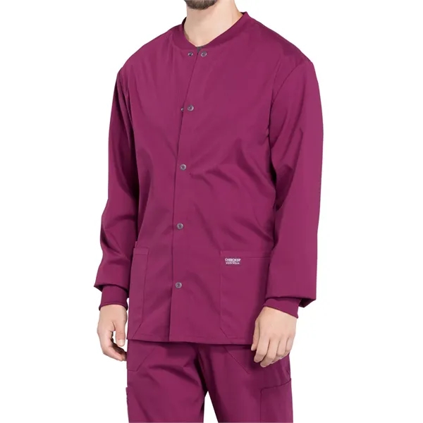 Workwear Professionals Snap Front Warm-up Jacket... from ASI 86018 Scrub Authority / Uniform Stores