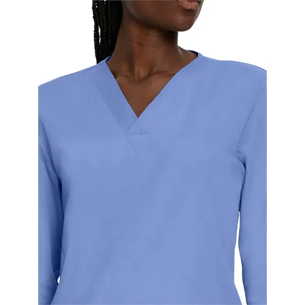 Landau ScrubZone Unisex No-Pocket V-Neck Scrub Top... from ASI 86018 Scrub Authority / Uniform Stores