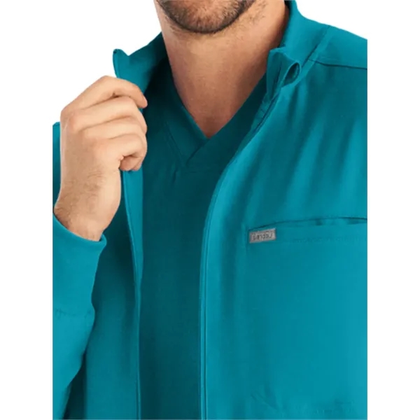 Landau - Forward - Men's 3-Pocket Mock-Neck Zip-Front Scr...... from ASI 86018 Scrub Authority / Uniform Stores