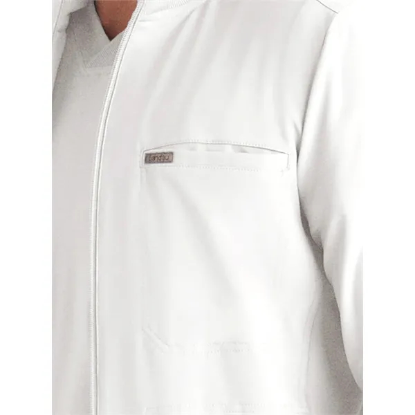 Landau - Forward - Men's 3-Pocket Mock-Neck Zip-Front Scr...... from ASI 86018 Scrub Authority / Uniform Stores